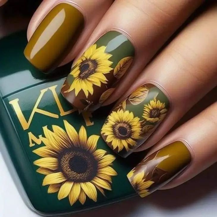 20 Stunning Summer Sunflower Nail Designs for 2024: Bright, Bold, and Beautiful Ideas