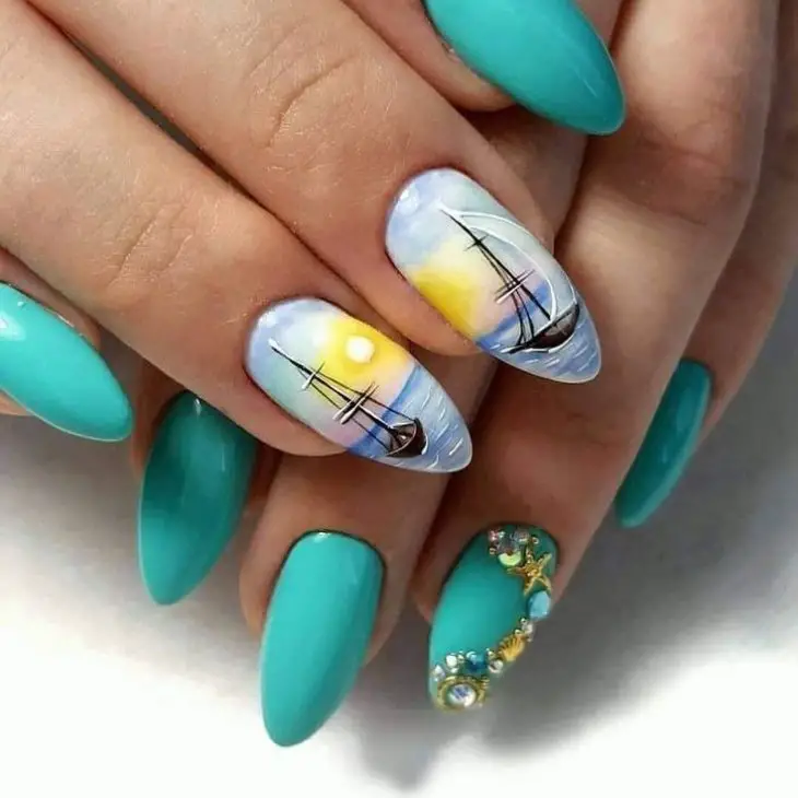 Beach-Ready Chic: Top 20 Summer Nail Designs for 2024