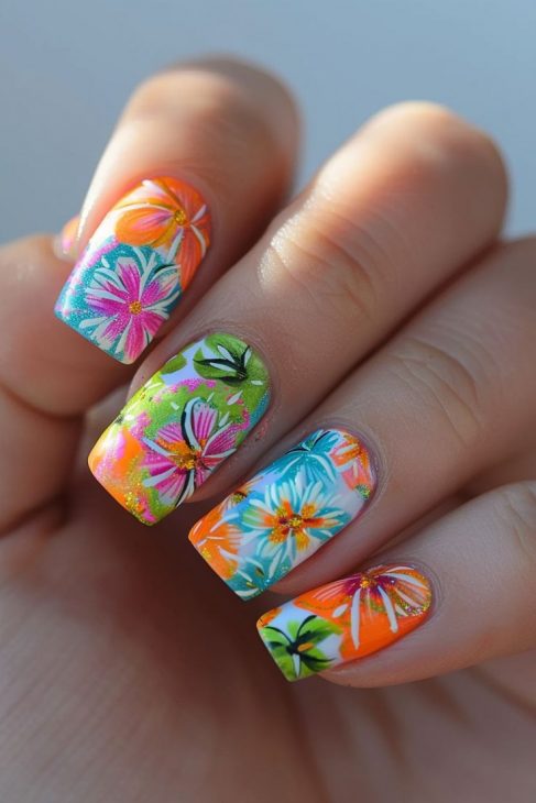 20 Ideas Stunning Beach Nails Designs - Colors for Summer 2024