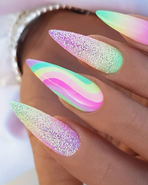 20 Trendy Summer Nails Rainbow Ideas for 2024