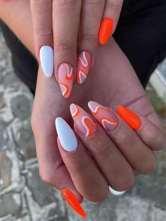 20 Trendsetting Neon Summer Nails Designs for 2024