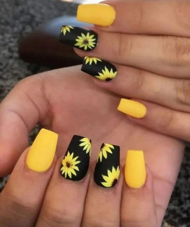 20 Stunning Summer Sunflower Nail Designs for 2024: Bright, Bold, and Beautiful Ideas