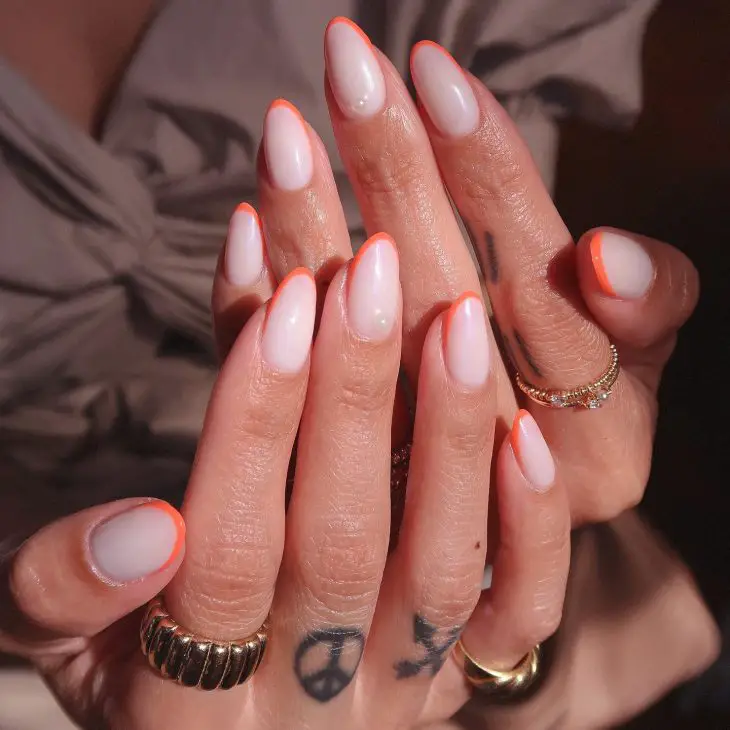 20 Vibrant Summer Neon French Nail Ideas to Brighten Your 2024