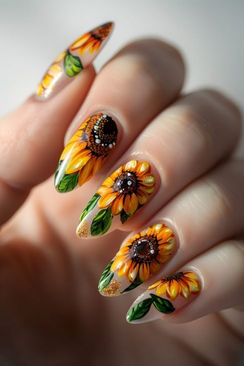 20 Stunning Summer Sunflower Nail Designs for 2024: Bright, Bold, and Beautiful Ideas