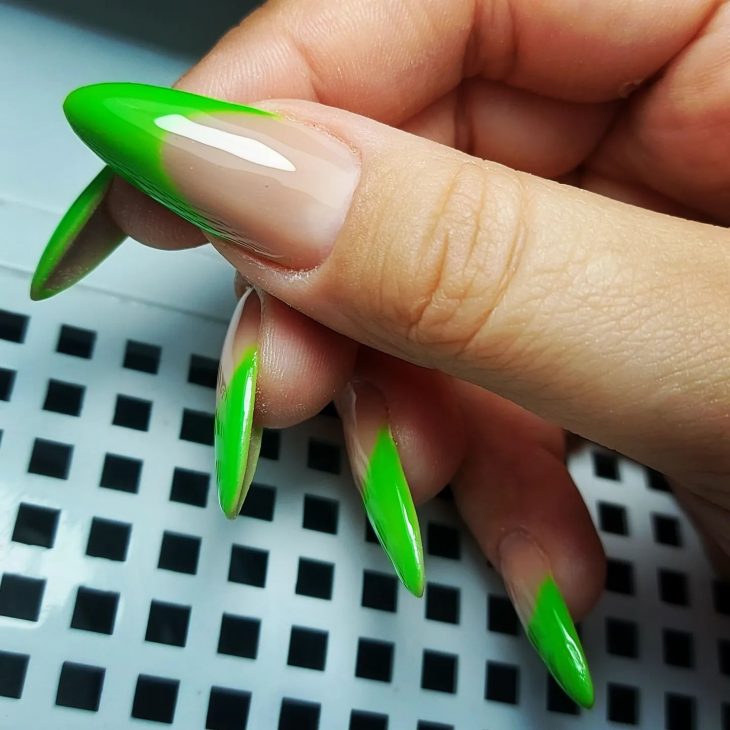 20 Ideas Summer Neon Green Nails Colors 2024