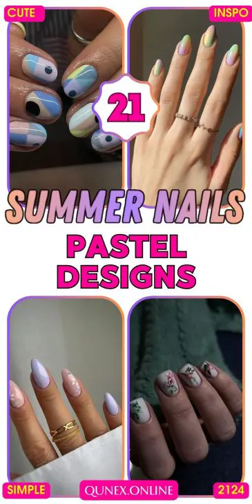 Embracing the Elegance of Summer Pastel Nails 2024