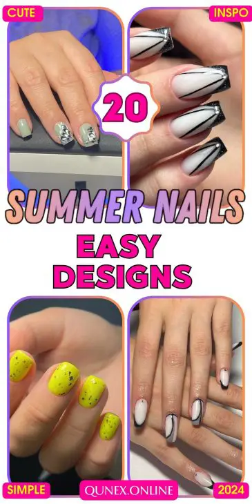 20 Ideas Easy Summer Nail Designs 2024