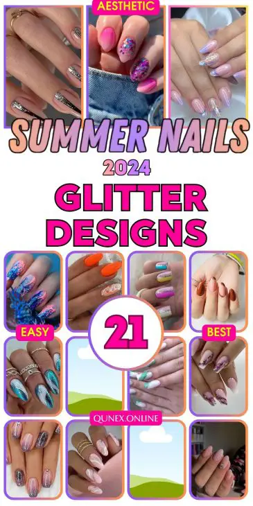 Summer Glitter Nails 2024: Sparkle and Shine All Season