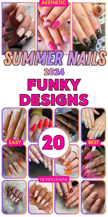 20 Ideas Funky Summer Nails 2024: Unleash Your Creative Side