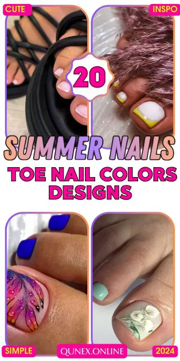 20 Ideas Tan Skin Summer Toe Nail Colors 2024