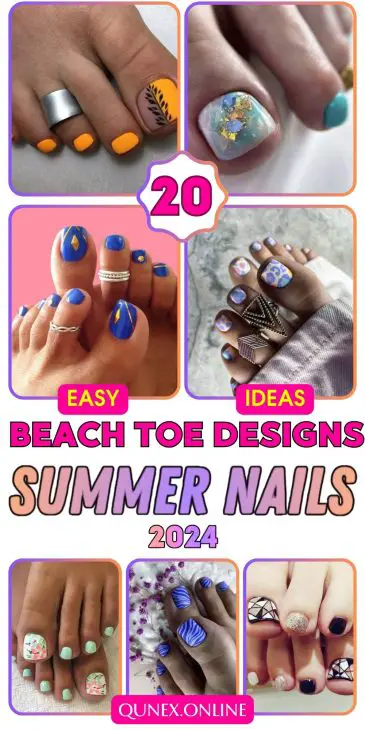 Beach Summer Toe Nails 2024: The Ultimate Style Guide for Your Feet in the Sand