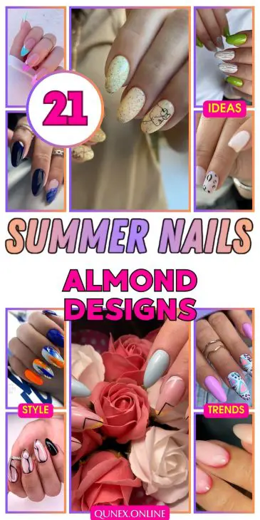 Stylish Summer Almond Nails 2024: Top 21 Trendsetting Designs