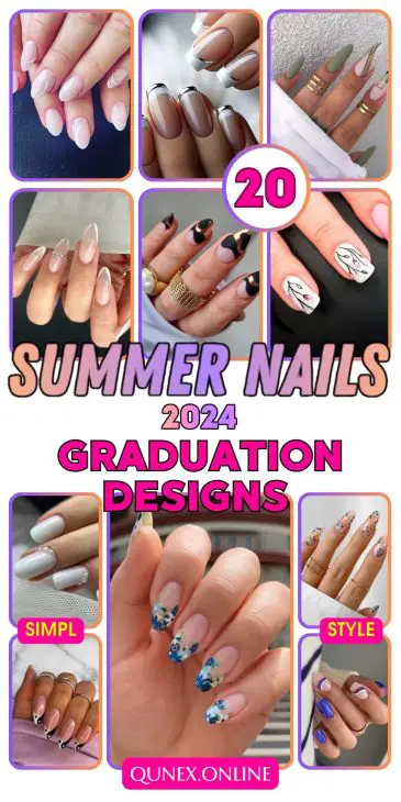 Stunning Graduation Nails 2024: Elegant and Trendy Ideas