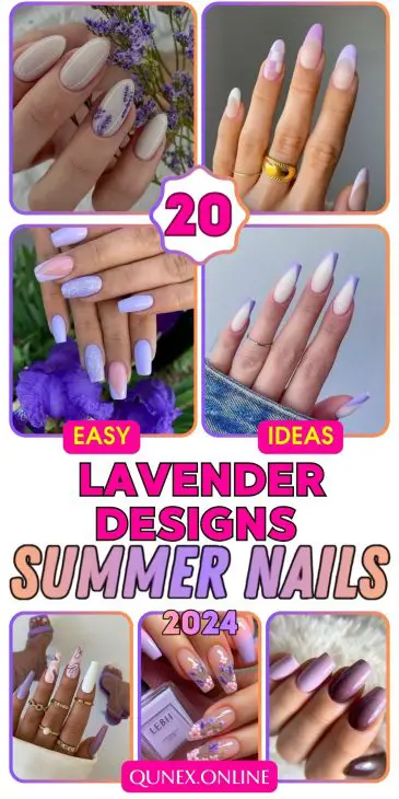 20 Stunning Lavender Nail Ideas for 2024: Perfect for Spring, Prom, and Everyday Glam