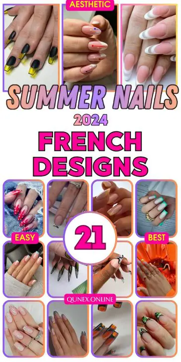 Summer French Nails 2024: 21 Must-Try Designs for a Trendsetting Season