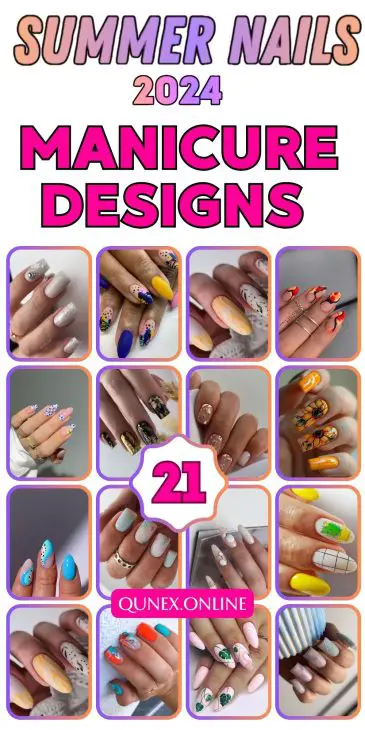 21 Stunning Summer Manicure Ideas for 2024: Gel, Short Nails, and Natural Designs for a Chic Look