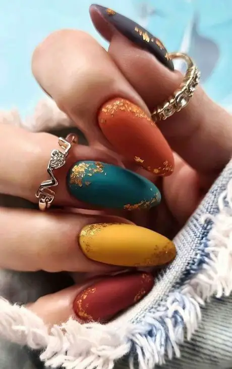 21 Ideas Fall Acrylic Nails: Embrace Autumn with Style