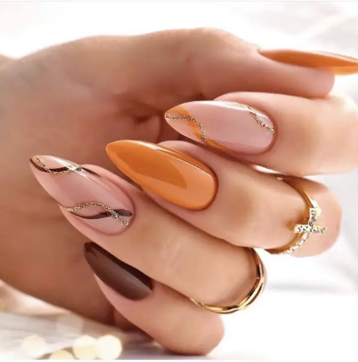 20 Ideas Fall Almond Nails: Stunning Designs and Ideas for the Season