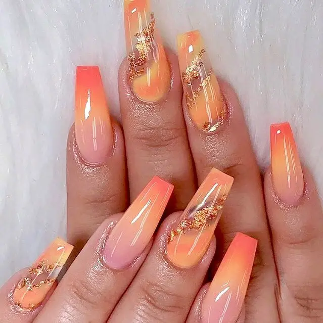 21 Ideas Fall Coffin Nails: Trendy and Elegant Ideas for Autumn