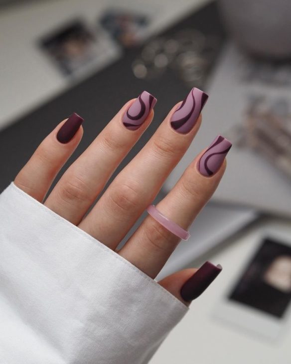 Purple Fall Nails: The Ultimate Guide to Stunning Manicures 20 Ideas