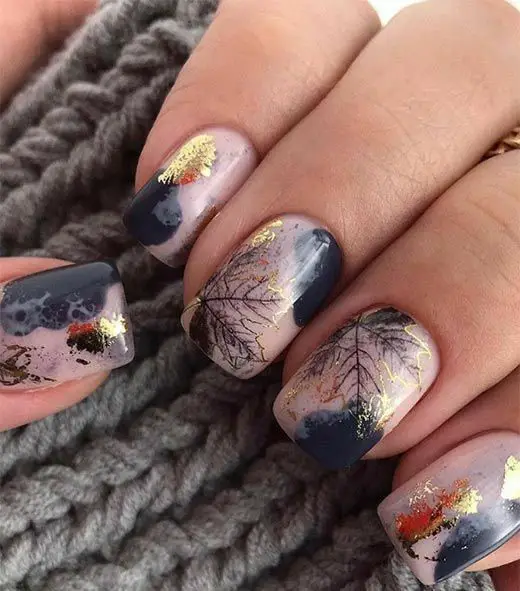 21 Ideas Fall Acrylic Nails: Embrace Autumn with Style