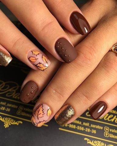 21 Ideas Fall Themed Nails: Embrace Autumn with Stunning Designs