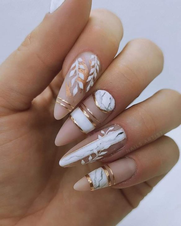 20 Ideas Fall Almond Nails: Stunning Designs and Ideas for the Season