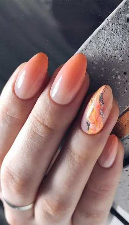 20 Ideas Fall Ombre Nails: Captivating Designs for the Autumn Season