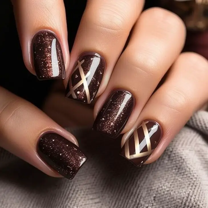 20 Ideas Brown Fall Nails: Stunning Designs to Welcome the Autumn Season