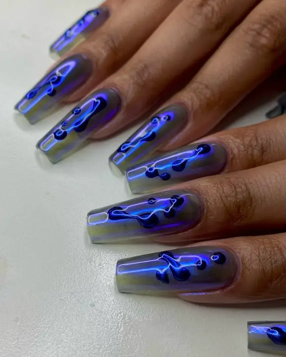 20 Ideas Blue Fall Nails: A Professional's Guide to Stunning Manicure Designs