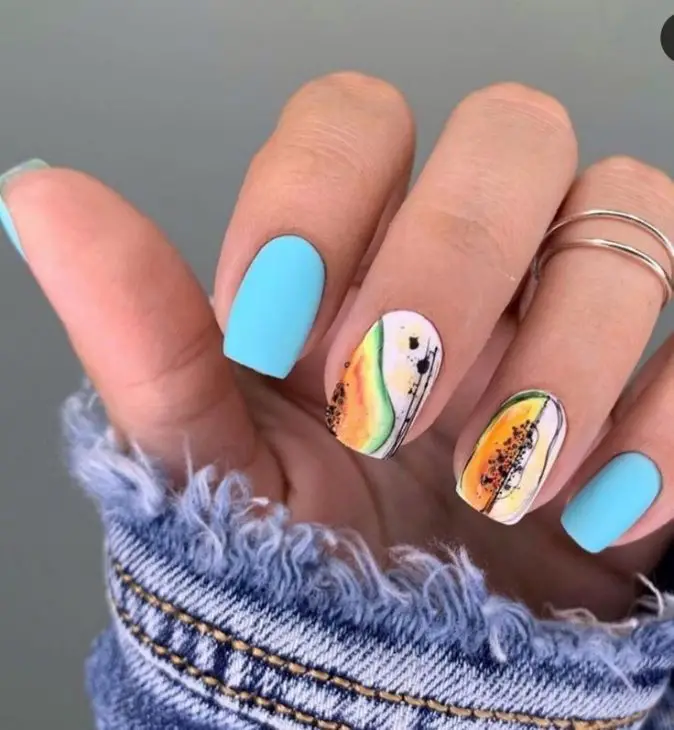 20 Ideas Tropical Nail Designs 2024: Bringing the Beach to Your Fingertips