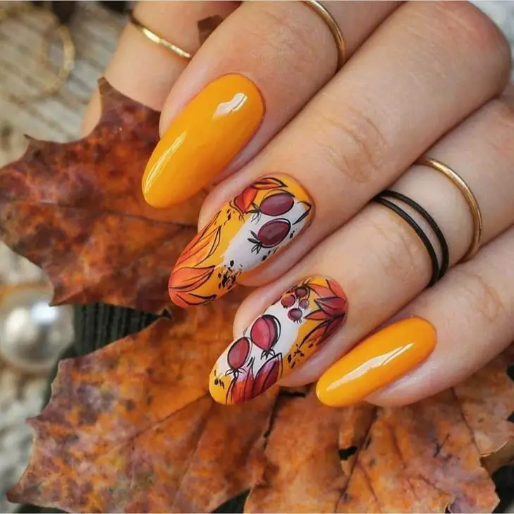 20 Ideas Fall Nail Art: Stunning Designs for Autumn