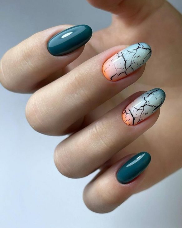 20 Ideas Fall Ombre Nails: Captivating Designs for the Autumn Season