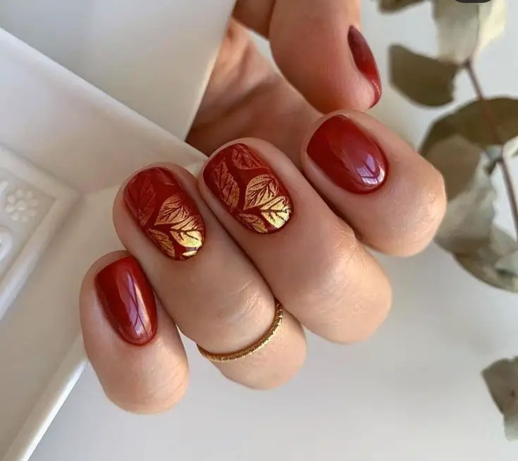 20 Ideas Red Fall Nails: Captivating Ideas for a Seasonal Manicure