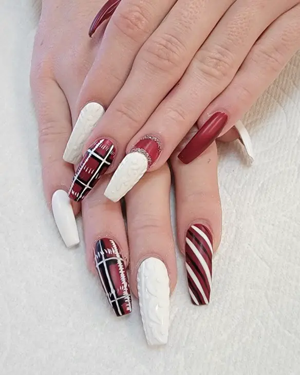 21 Ideas Fall Plaid Nails: A Cozy and Chic Trend for the Season