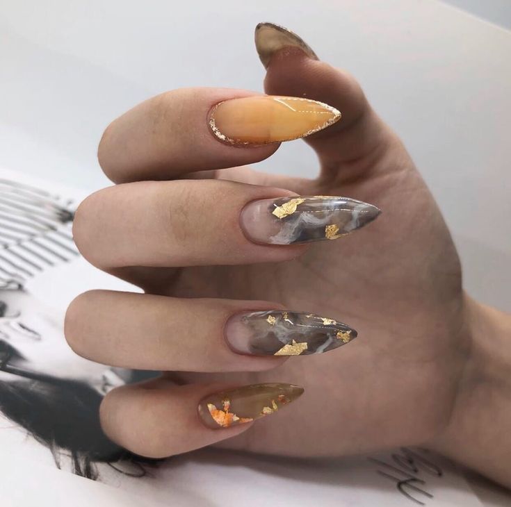 20 Ideas Fall Almond Nails: Stunning Designs and Ideas for the Season