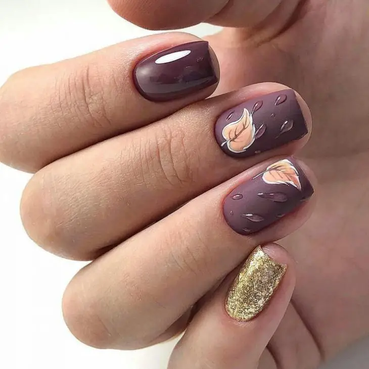 20 Ideas Fall Leaves Nail Art: A Journey Through Autumn Beauty