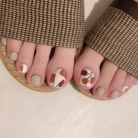 20 Gorgeous Fall Toe Nail Colors for 2024: Autumn Pedicure Ideas