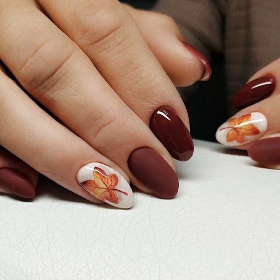 20 Ideas Fall Gel Nail Designs: Embrace the Autumn Elegance