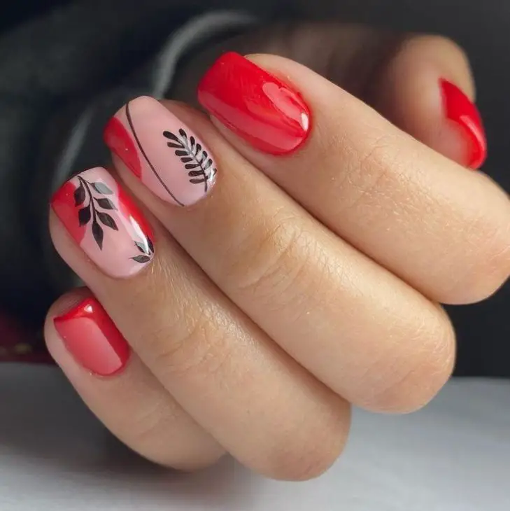 20 Ideas Red Fall Nails: Captivating Ideas for a Seasonal Manicure