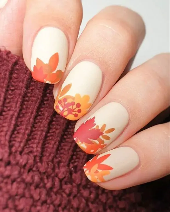 20 Ideas Fall Gel Nail Designs: Embrace the Autumn Elegance