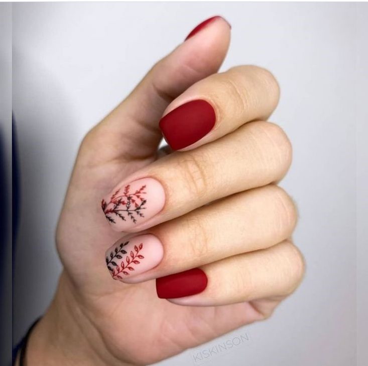 20 Ideas Red Fall Nails: Captivating Ideas for a Seasonal Manicure