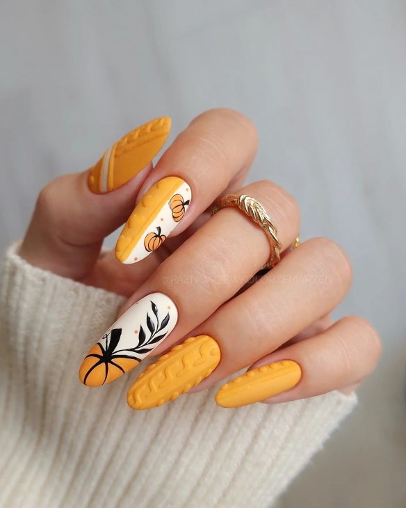 Fall Pumpkin Nails: Stunning Designs for the Season