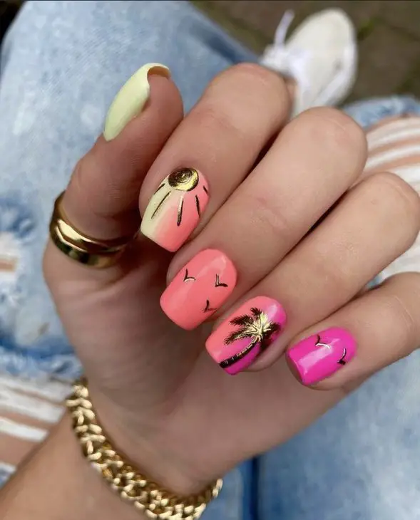 Vacation Nail Art 2024: Unleashing Your Inner Beach Babe