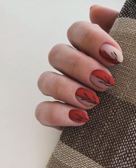 20 Ideas Red Fall Nails: Captivating Ideas for a Seasonal Manicure