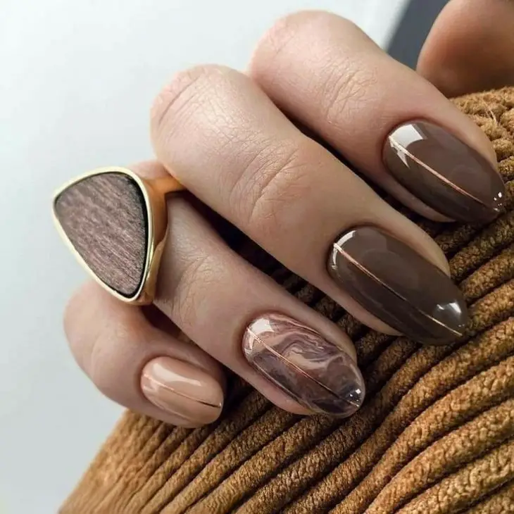 20 Ideas Short Fall Nails: Trendy Ideas for the Season