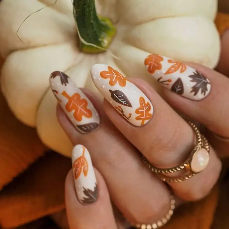 20 Ideas Fall Gel Nail Designs: Embrace the Autumn Elegance