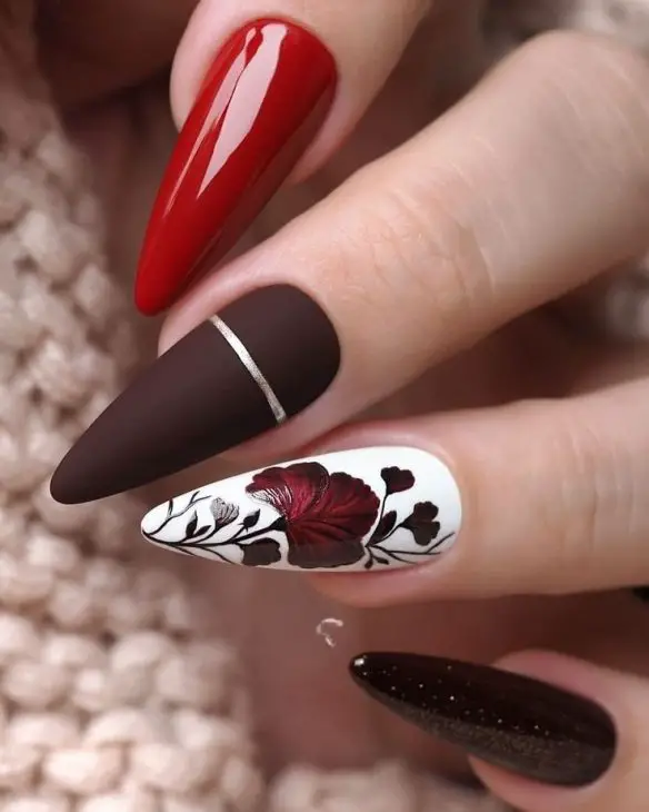 21 Ideas Fall Acrylic Nails: Embrace Autumn with Style