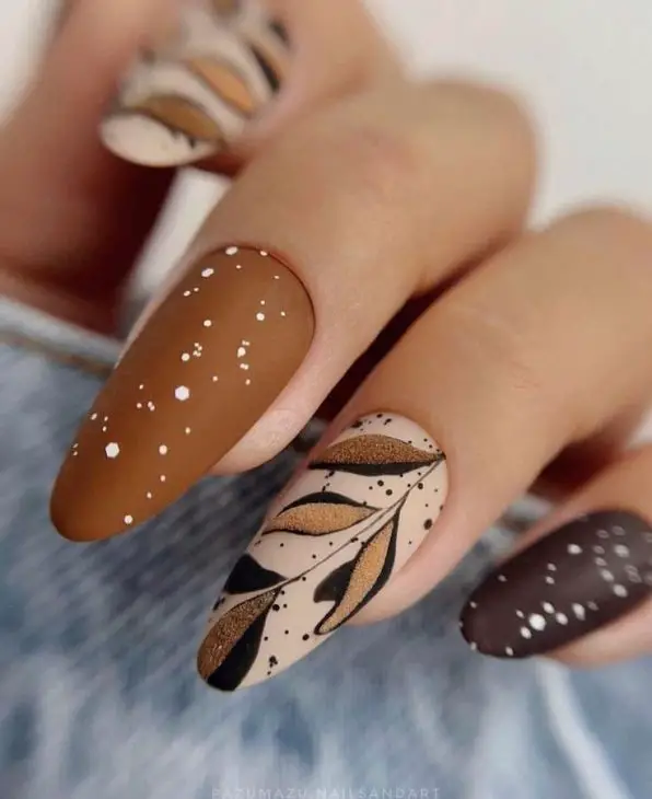 20 Ideas Short Fall Nails: Trendy Ideas for the Season