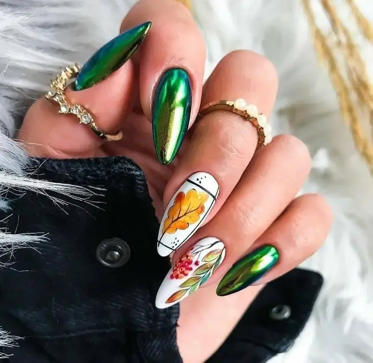 21 Ideas Fall Acrylic Nails: Embrace Autumn with Style